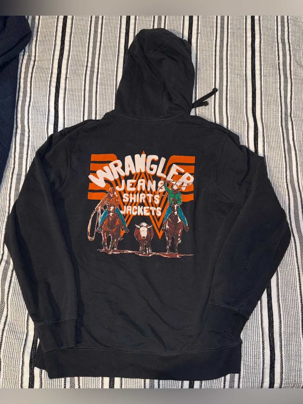 WRANGLER® X WHATABURGER® FADED BLACK HOODIE